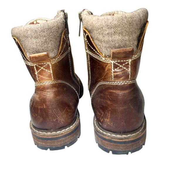 Crevo Camden 226 Men's Brown Leather Work Boots Chestnut US Size 9.5 - Picture 6 of 9